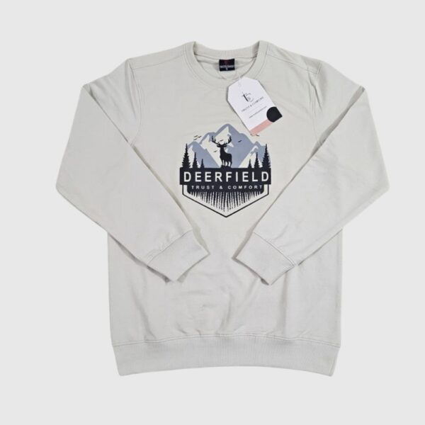 Deer Field Sweatshirt Cream