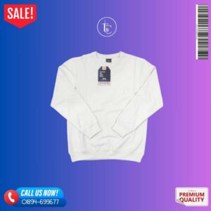 Solid Sweatshirt Cream